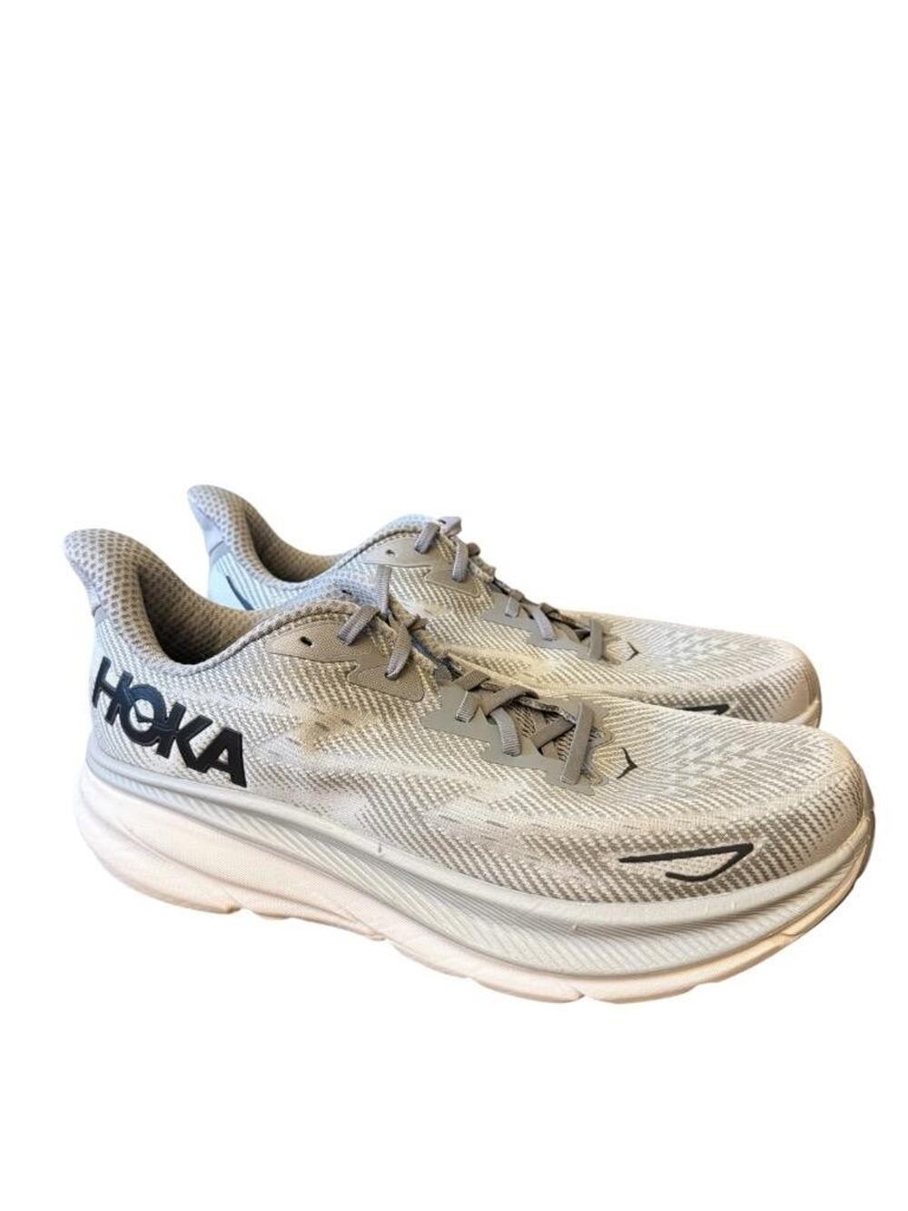Hoka One One Clifton IX Gray Running Shoe Men size 13 D